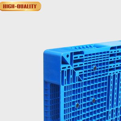 China Rackable 4 Way Large Stackable Plastic Pallets 9 Feet Plastic Pallet 1200X1000 for sale