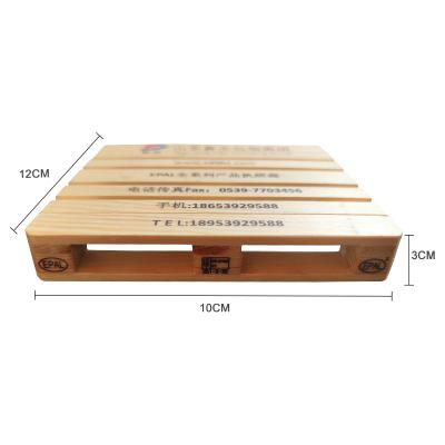 China New Viable Style Mini Wooden Pallet Beverages Coaster for sale