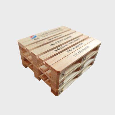 China Factory Wholesale Eco-Friendly Square Sustainable Small Mini Wooden Pallet For Hot And Cold Beverage Coasters Accessory for sale