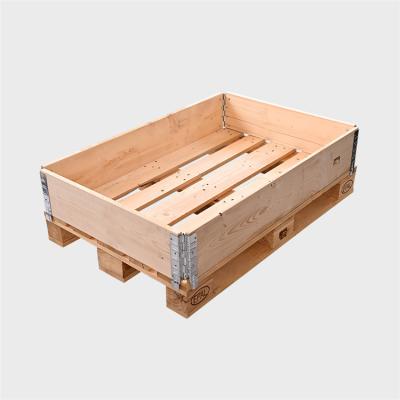 China Corrosion Protection Competitive Price Pallet Collar Storage Pallets Hinges For Wooden Crate for sale