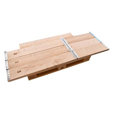 China Corrosion Protection Customized Coaming Board Folding Sheet Collar Wood Pallets for sale