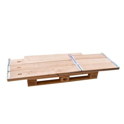 China High Quality Corrosion Protection Pine Collar Pallet Coaming Box With Galvanized Steel Knuckle Fitting for sale