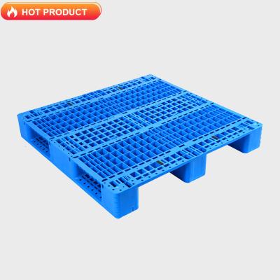 China 1200X1000 4 Way Rackable Heavy Duty Forklift Pallet Food Plastic Pallet for sale