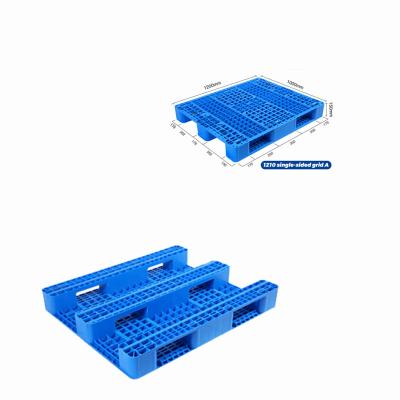 China Plastic Crate Logistics Rackable Export Use Pallet Pallet With Black Steel Tube Reinforcement for sale