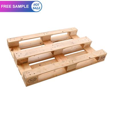 China New Eco - Friendly Pallet Pine Used 1200 X 800 Wooden Pallet Feet , Cheap Epal Euro Wooden Standard Pallet for sale