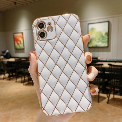 China 2021 New Anti-fall Lamb for iphone12pro Max Laser Engraving Electroplating Cover Device for sale