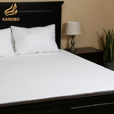 China Plain Wholesale White Soft Fitted Sheet Cotton Fabric Bed Sheet With Elastic for sale