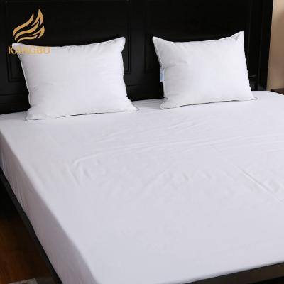 China Plain Customized Hotel Soft 100% Cotton Bed Sheet for sale