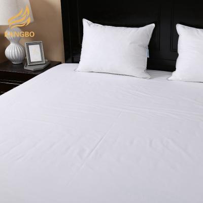 China Single White Single Bed Sheet Wholesale 100% Cotton Flat Sheet Bedding Sleeps for sale