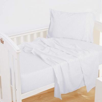 China Anti Static Custom Pillowcase Sets White Cotton Baby Bedding Sheet for sale