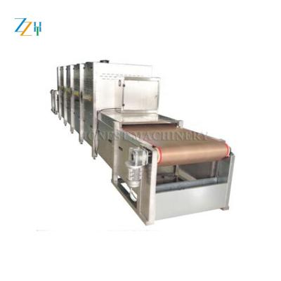 China Medicine Processing Industry Stainless Steel Conveyor Belt Type Industrial Microwave Oven / Industrial Microwave Dryer / Tea Leaf Dryer for sale