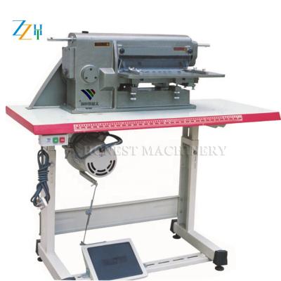 China hotels sale leather cutting machine/leather strap hot cutter/leather dividing machine for sale