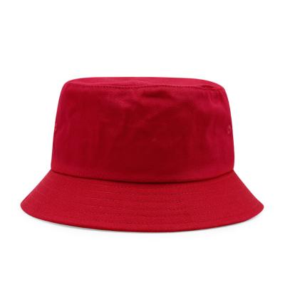 China Wholesale custom picture logo fashion low MOQ simple cotton bucket hat for sale