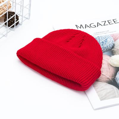 China COMMON Custom Korean Winter Crochet Warm SkullStretchy Men Thicken Ski Dome Hat Melon Hip Hop Knitted Beanie Hats for sale