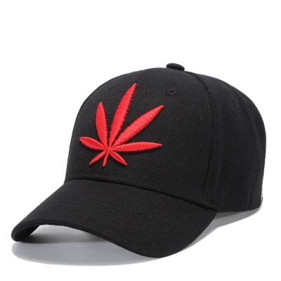 China breathable & women waterproof baseball hat with one color embroidery/black baseball hat for sale