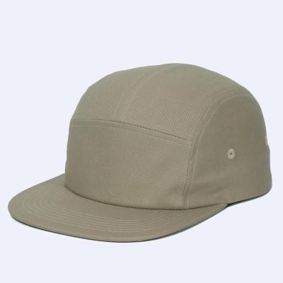 China JOINT Return Delivery 100% Cotton White Snap Caps Single Gray 5 Panel Hats for sale