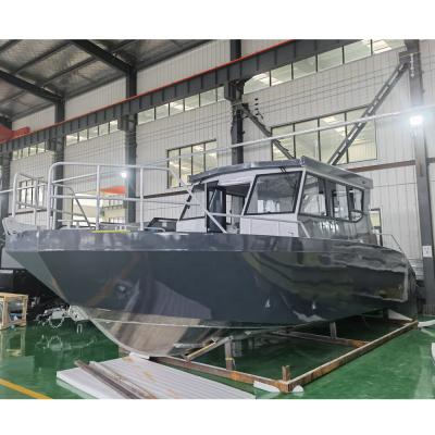 China Aluminum 9m - 20m China Factory Patrol Pilot Boat Military Boat Box Customized For Any Length And Interior Layout for sale