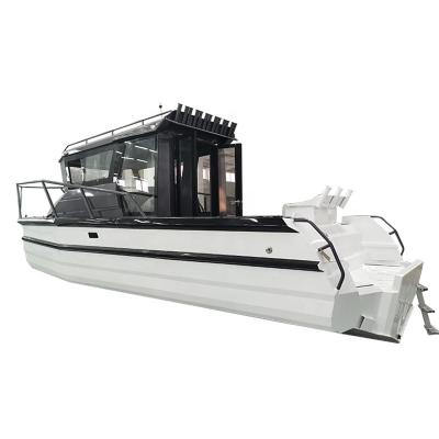 China Luxury Leisure Sports 7.5m Fishing Yacht Boat 25ft Full Welded Aluminum Fishing Boats With CE Certificate for sale