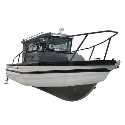 China Aluminum Leisure Sports Fishing 25ft / 7.5m Easy Craft Boat For Family Fishing for sale