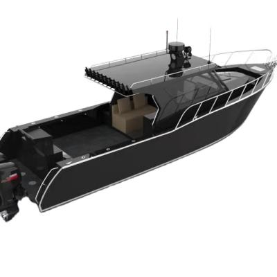 China Fishing 2022 Poseidon 36ft Aluminum Center Cabin 11m Fishing Boat Sport Yacht High Speed ​​Cruiser With Walk Around And Cabin for sale