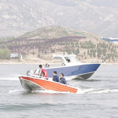 China Family fishing 6.25M high quality aluminum cuddy cabin boat for sale for sale