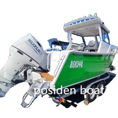 China Aluminum Deep V 20 ft / 6.25m Aluminum Fishing Boat Profisher Fishing Boat Cabin Boat For Sale Australia for sale