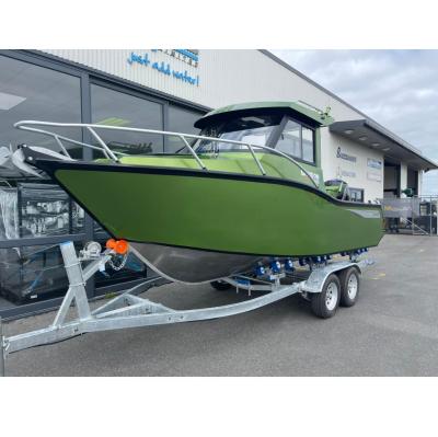 China 115-200 China factory hot sale 6.25m cuddy cabin aluminum fishing boat with good stability for sale