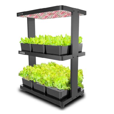 China Seed Starting 3 Layer 72 Pods Smart Garden Auto Hydroponic Fertilizer Controller System for sale