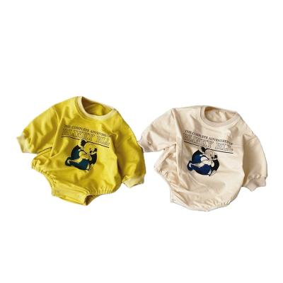 China New Arrival Cartoon Long Sleeve Baby Romper Infant Full Sleeve Jumpsuit 3698 for sale