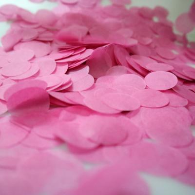 China Tissue Paper Free Samples Circles Tissue Balloons Pink Party Confetti Balloons Custom Bath Confetti for sale