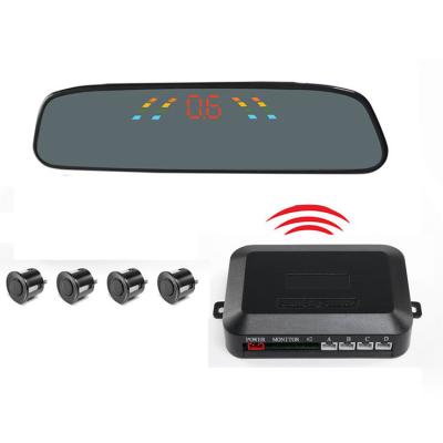 China Wireless Car Parking Sensor System Auto Parking Sensor With Rearview Mirror Display for sale