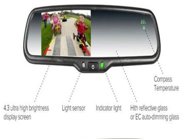 China Wifi Wireless Hd Rear View Mirror Camera Recorder LCD Monitor 1080P for sale