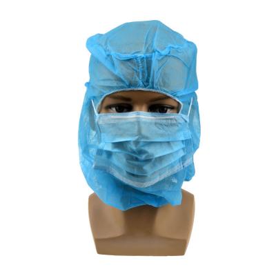 China Space / Food Service Workingpalce PP Disposable Nonwoven Pirate With Face Mask for sale