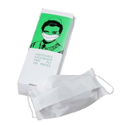 China Eco-Friendly Disposable Eco-Friendly Mascarillas Earloop Comfortable Paper Face Mask for sale