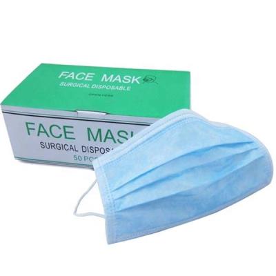 China Earloop / tie on face mask hot sale disposable surgical facemask (Earloop) for sale