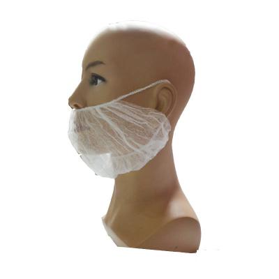 China Comfortable Soft Disposable Nonwoven Beard Mask Industry Beard Cover for sale