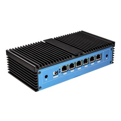 China Industrial Industrial Mini PC Supports Wins / Linux OS With 6 Lan 4USB3.0 ddr4 32GB Memory for sale