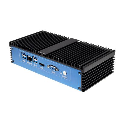 China Supports WINs10 Linux OS P Entium 4405U Industrial Embedded Mini PC CPU and 4K Display Screen for sale