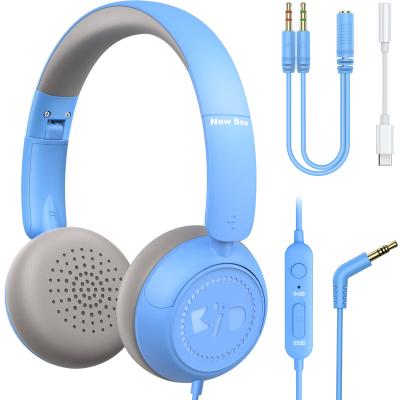 China New KH18 Headband Bee On Ear Earphone Kids Headphones Children Headphones Foldable Cable Headphone With Microphone for sale