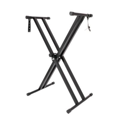 China Piano Playing Adjustable Size X Style Metal Keyboard Stand Musical Instrument Accessories Keyboard Stand for sale