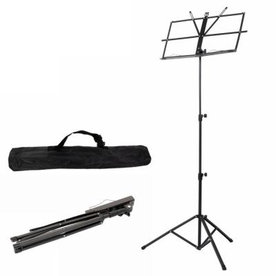 China Wholesale Music Sheet Music Stand for Sheet Music with Foldable Bag Music Sheet Stand for sale