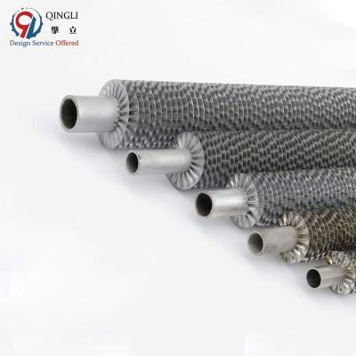 China Heater Parts Copper Aluminum Fin Tube With CE Certificate Factory for sale