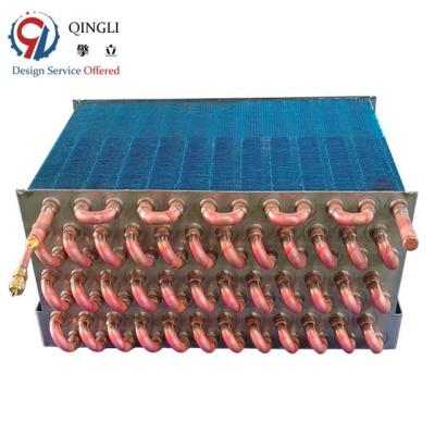 China Hotels Gold Foil Fin Evaporator Coil Air Conditioning Refrigeration Cooler Evaporative Condenser for sale