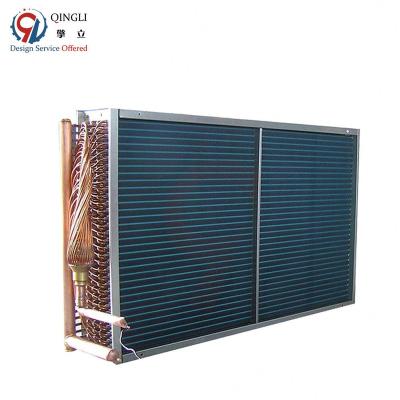 China Industrial Water to Water Chiller Stainless Steel Tube Air Cooler Condenser Coil Factory for sale