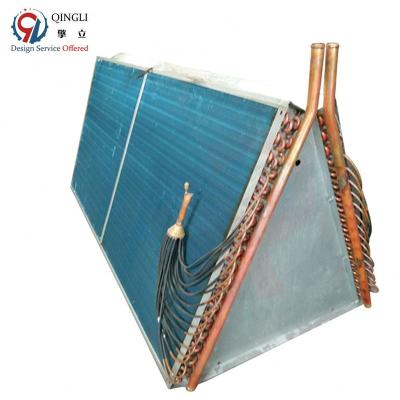 China Industrial Air Cooled Refrigeration Parts Heat Exchanger Conditioner Condensers Coil For Cold Storage Factory for sale