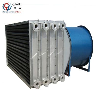 China Wholesale High Efficiency Tube Core Water To Air Dryer Heat Recovery Exchanger With Fans for sale