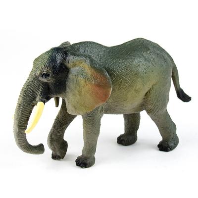 China 3D Model Wholesale Elephant PVC Model Toy Wild Animal Educational Toy For Children for sale