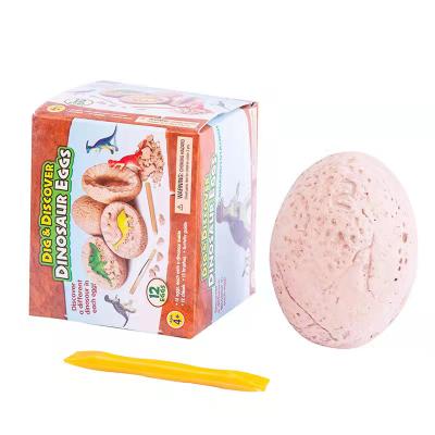 China 3D Mini Model Simulated Animal Dinosaur Egg Early Learning Toys For Children Dig Excavation Toy for sale