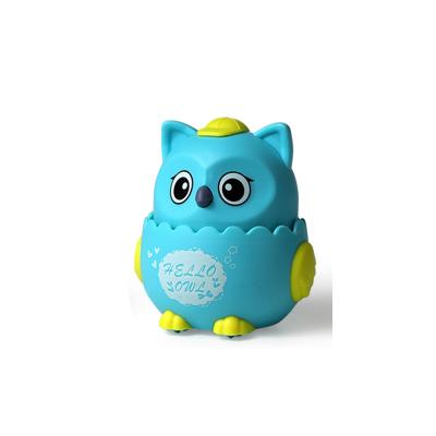 China DIY TOY Cartoon Press Sliding Animal Kids Toy Funny Pressing Toy Lovely Pull Out Owl With Hat for sale