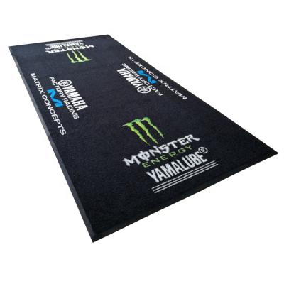 China Logo Floor Motorcycle Mat indoor or outdoor washable garage for sale